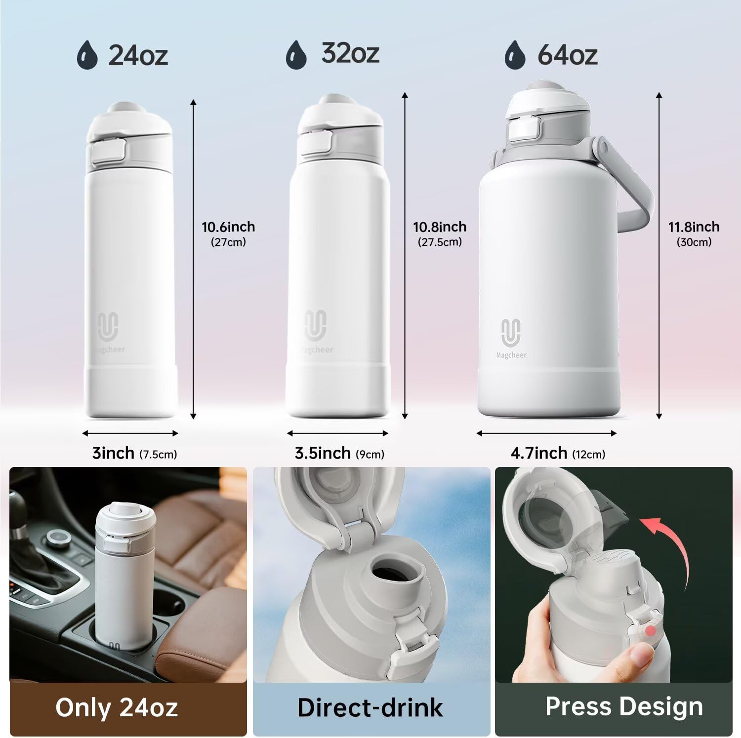 MagSafe Bottle Pro | Magnetic Phone Stand Bottle