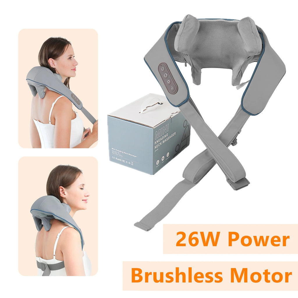 Shoulder And Back Kneading Massage