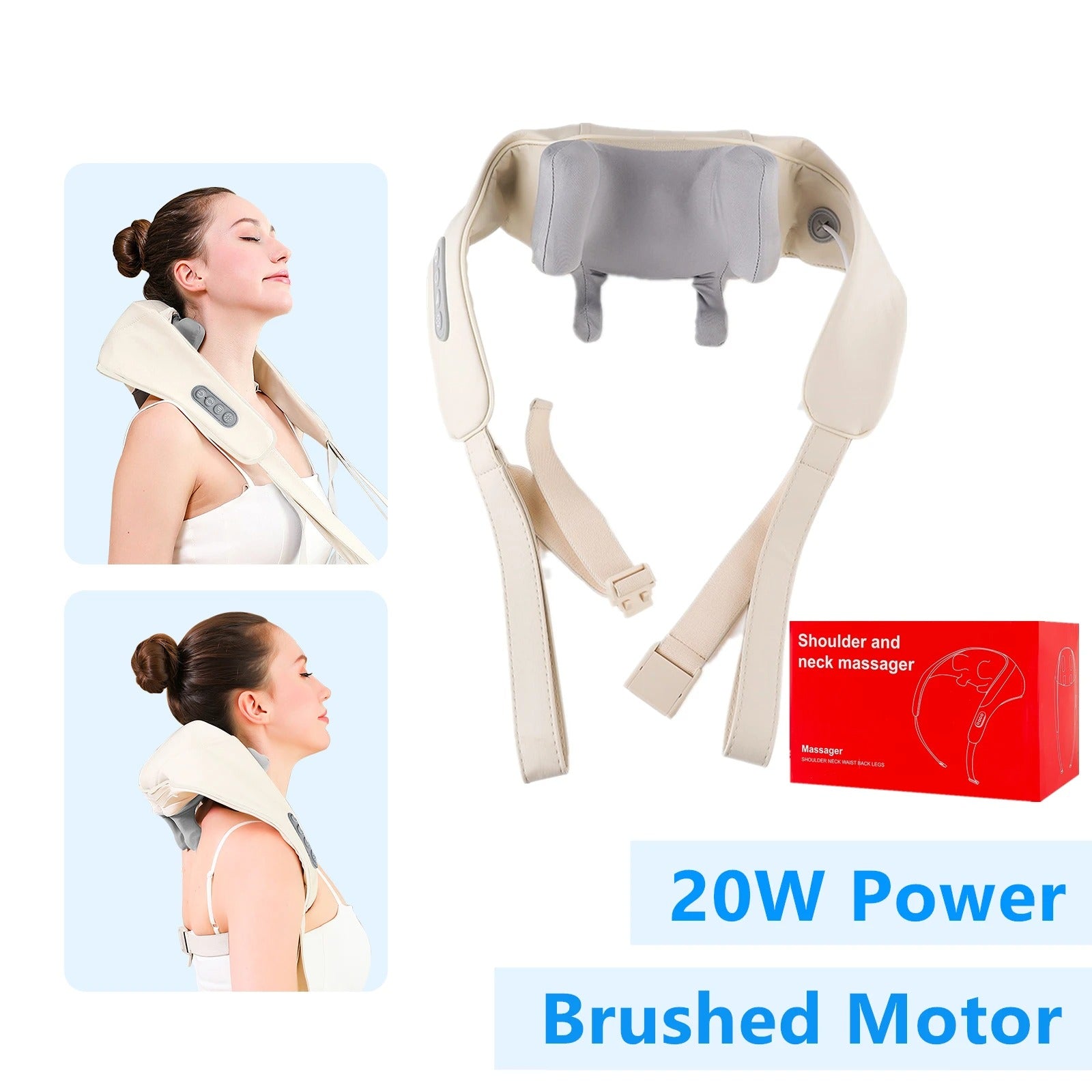 Shoulder And Back Kneading Massage