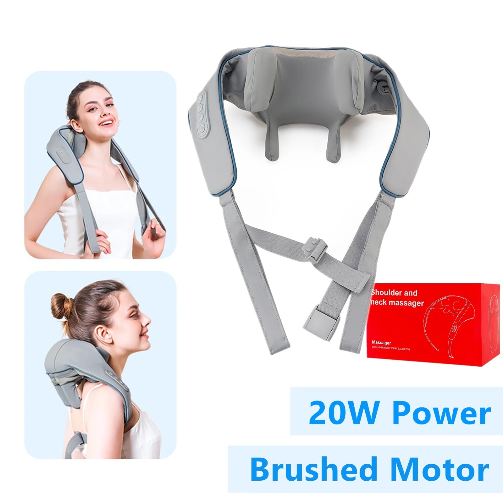 Shoulder And Back Kneading Massage