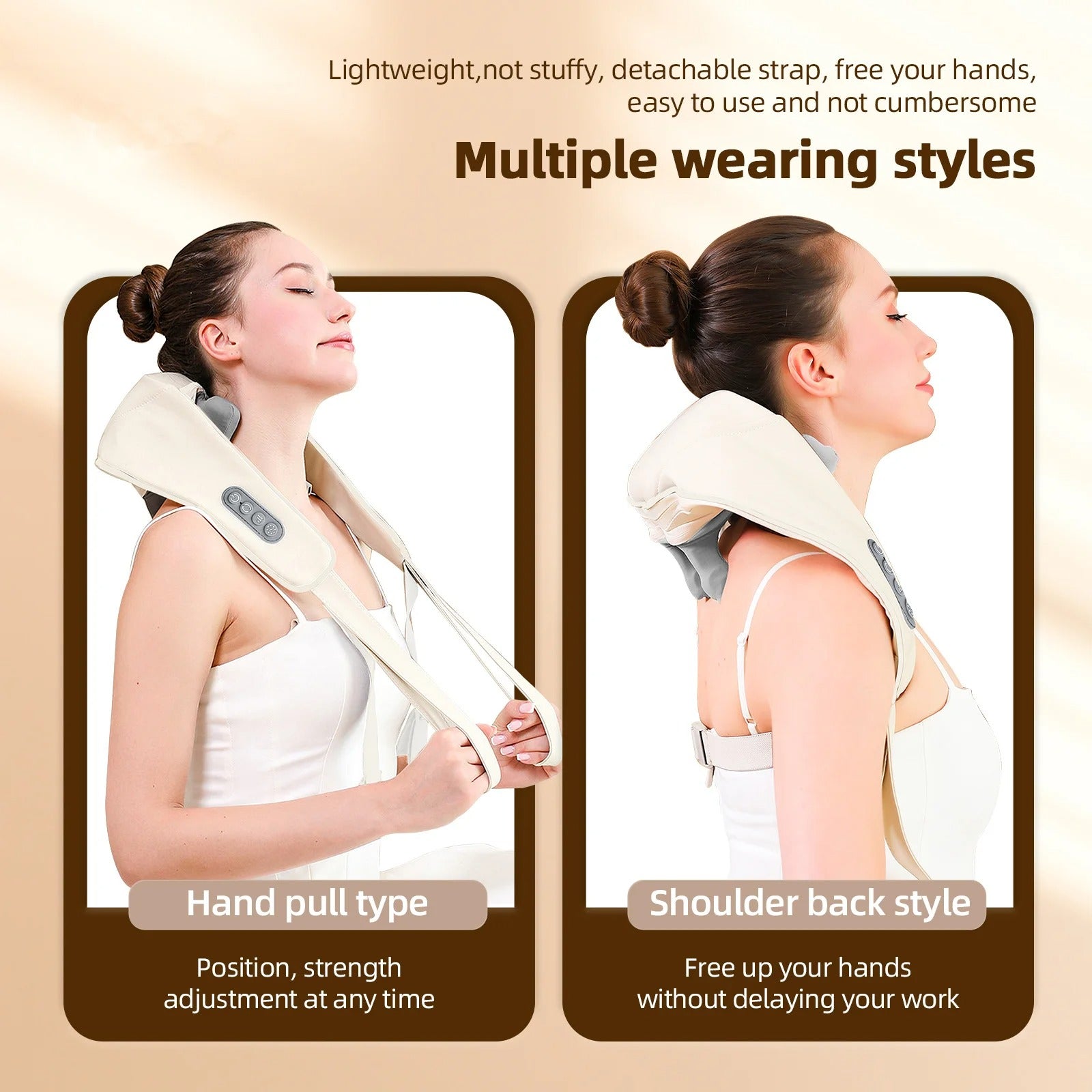 Shoulder And Back Kneading Massage