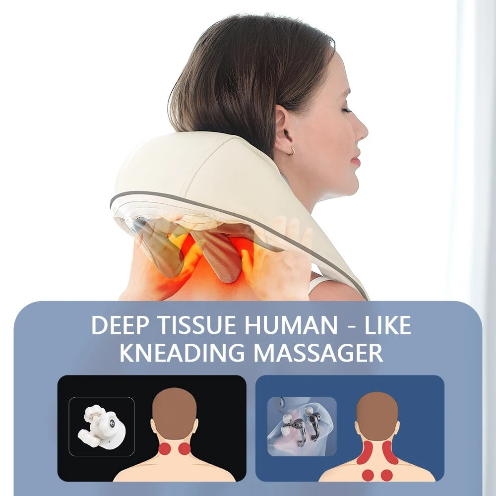 Shoulder And Back Kneading Massage